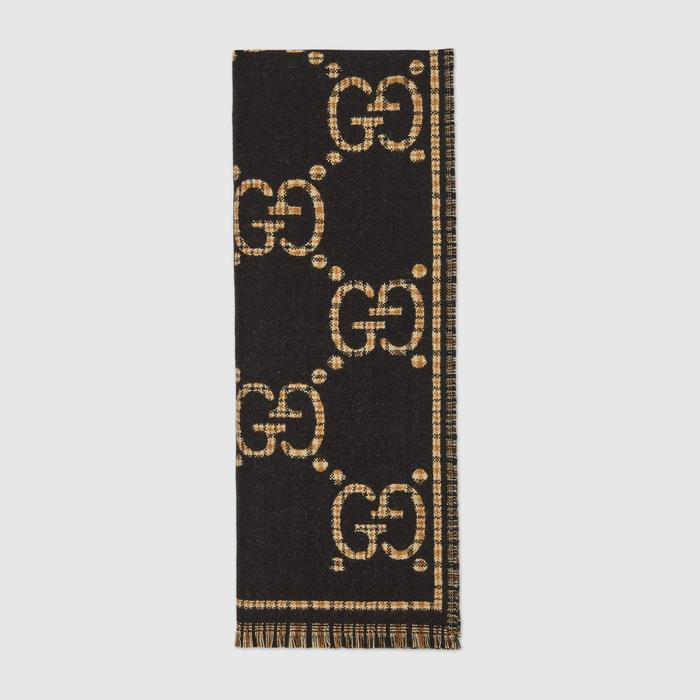 유럽직배송 구찌 GUCCI Gucci GG wool scarf 6600254G3861079