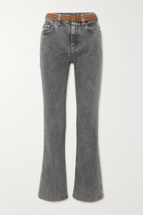 유럽직배송 브루넬로쿠치넬리 청바지 BRUNELLO CUCINELLI Belted high-rise slim-leg jeans 29419655932426553