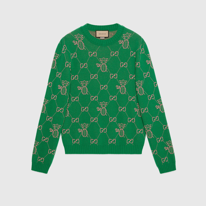 유럽직배송 구찌 GUCCI Gucci - Gucci Pineapple GG jacquard sweater 683091XKB703318