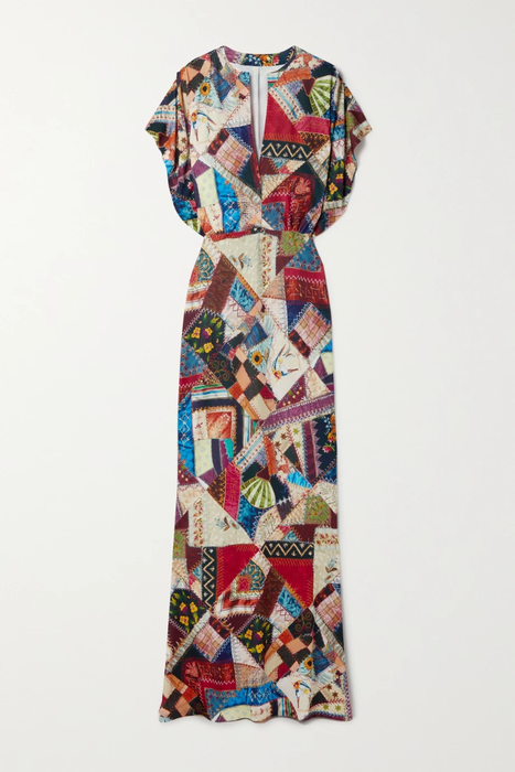 유럽직배송 노르마카말리 원피스 NORMA KAMALI Obie printed stretch-jersey maxi dress 34344356236523194