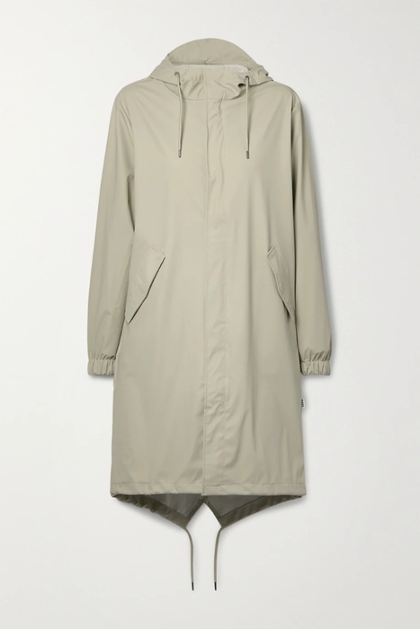 유럽직배송 레인스 자켓 RAINS Hooded coated-shell jacket 29419655932700252