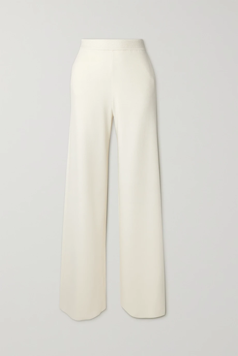 유럽직배송 로로피아나 LORO PIANA Silk and cotton-blend wide-leg trousers 25185454455997212