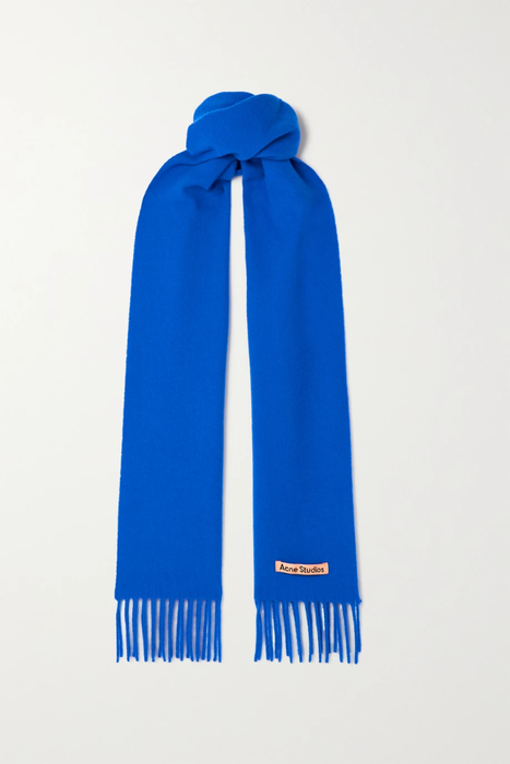 유럽직배송 아크네스튜디오 스카프 ACNE STUDIOS Canada Skinny fringed wool scarf 25185454455771327