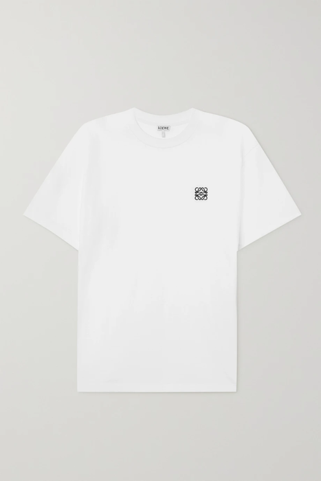 유럽직배송 로에베 티셔츠 LOEWE Embroidered cotton-jersey T-shirt 22250442026200933