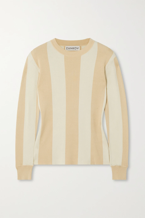 유럽직배송 ZANKOV Daniel striped organic cotton sweater 25185454457514945