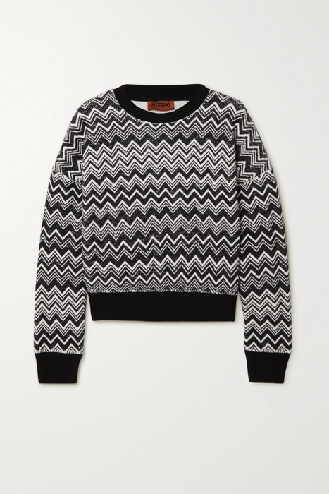 유럽직배송 미쏘니 스웨터 MISSONI Striped cotton-jersey sweater 25185454456045724