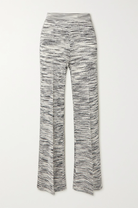 유럽직배송 미쏘니 팬츠 MISSONI Striped jacquard-knit flared pants 25185454456045484