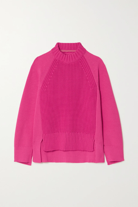 유럽직배송 사카이 스웨터 SACAI Ribbed-knit sweater 27086482323641746
