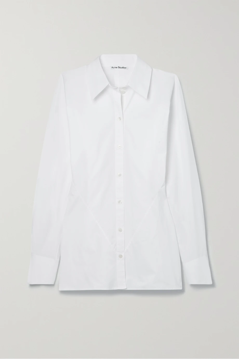 유럽직배송 아크네스튜디오 셔츠 ACNE STUDIOS Cotton-blend poplin shirt 24772899113146772