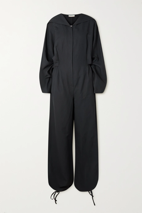 유럽직배송 더로우 THE ROW Simona hooded silk and linen-blend canvas jumpsuit 38063312419858345