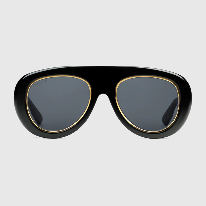 유럽직배송 구찌 GUCCI Gucci Navigator-frame sunglasses 691373J07401012