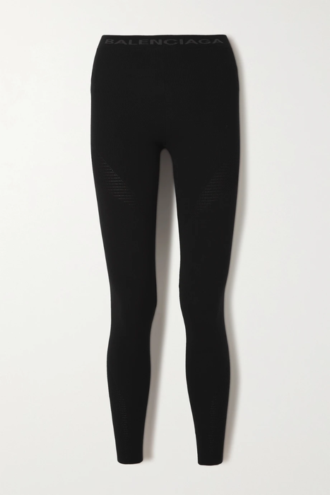유럽직배송 발렌시아가 레깅스 BALENCIAGA Intarsia stretch modal-blend jersey leggings 38063312418569789