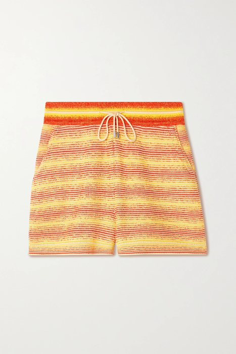 유럽직배송 로로피아나 LORO PIANA Striped silk and cotton-blend shorts 25185454456005546