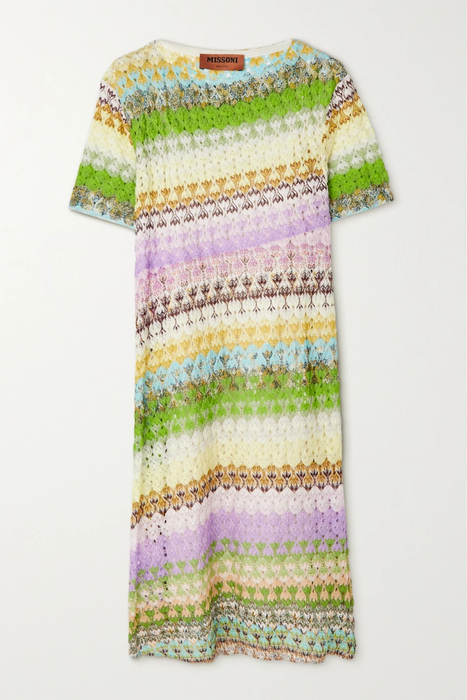 유럽직배송 미쏘니 원피스 MISSONI Mare striped crochet-knit dress 25185454456045948