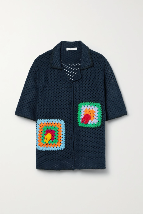 유럽직배송 티비 셔츠 TIBI Crocheted shirt 32027475399491447