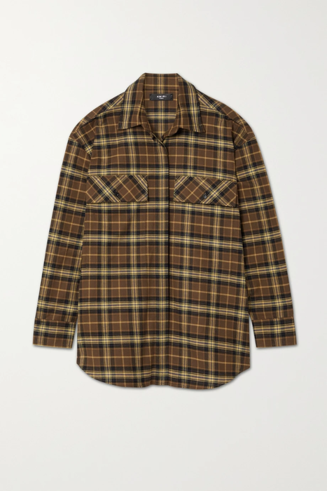 유럽직배송 아미리 셔츠 AMIRI Oversized checked cotton-flannel shirt 24772899113293298