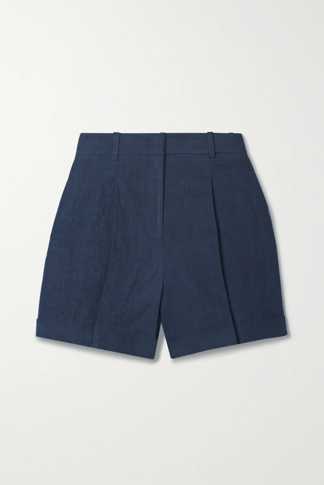 유럽직배송 마이클코어스콜렉션 MICHAEL KORS COLLECTION Pleated linen shorts 29419655932420042