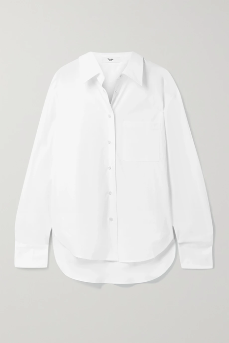 유럽직배송 FRANKIE SHOP Lui organic cotton-poplin shirt 20346390235441896