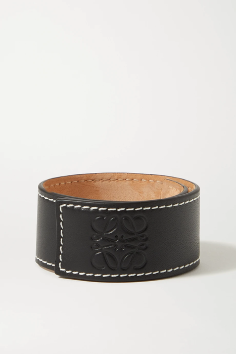 유럽직배송 로에베 LOEWE Logo-embossed leather bracelet 24092600056996544