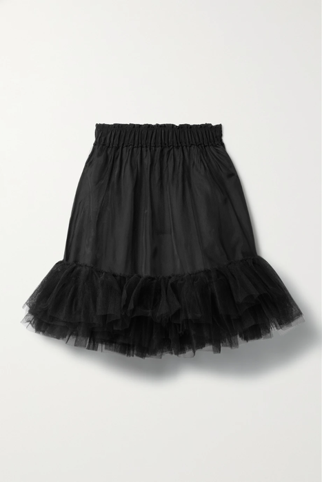 유럽직배송 시몬로샤 미니스커트 SIMONE ROCHA Layered tulle and silk mini skirt 33258524072406919