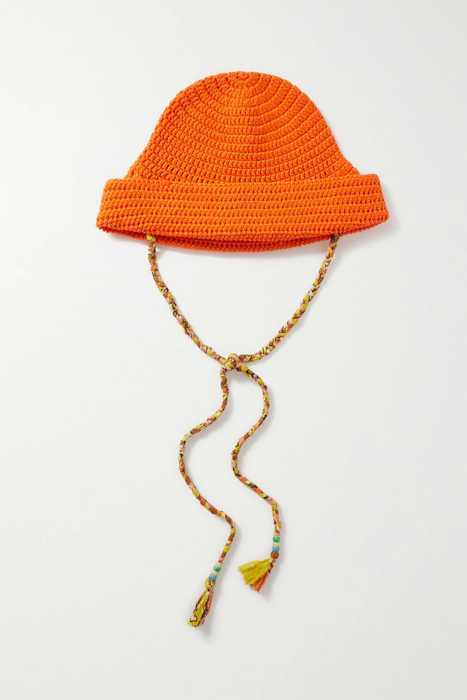 유럽직배송 알라누이 ALANUI Beach Break crocheted cotton hat 32027475399355255