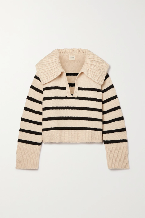 유럽직배송 카이트 스웨터 KHAITE Evi oversized striped cashmere sweater 25185454455745314