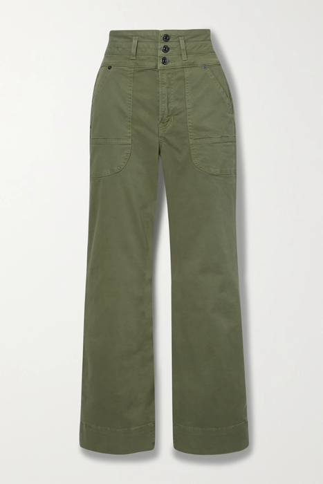 유럽직배송 베로니카비어드 팬츠 VERONICA BEARD Marley cotton-blend twill wide-leg pants 32027475399706990