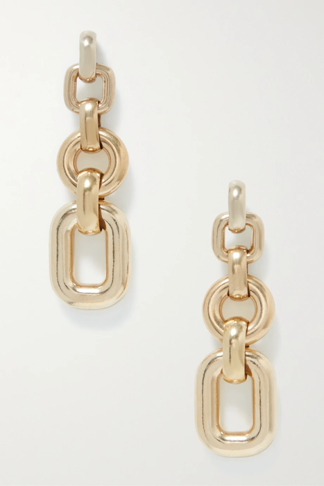 유럽직배송 로라롬바르디 귀걸이 LAURA LOMBARDI Bianca recycled gold-plated earrings 33258524072353128
