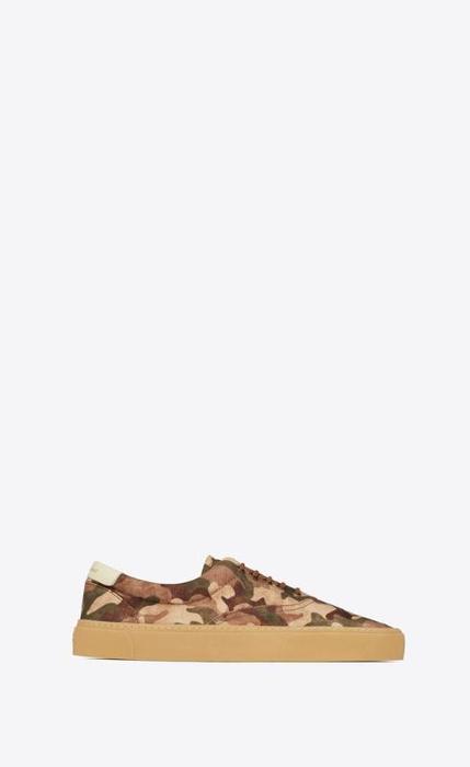 유럽직배송 입생로랑 스니커즈 SAINT LAURENT venice sneakers in camouflage-print canvas 669330AAAJF8857