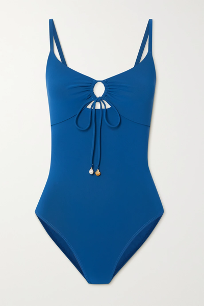 유럽직배송 토리버치 TORY BURCH Cutout embellished ruched swimsuit 36856120584991176