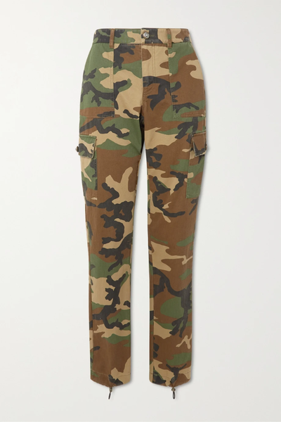 유럽직배송 돌체앤가바나 팬츠 DOLCE &amp; GABBANA Camouflage-print cotton-twill slim-leg pants 34344356237022357