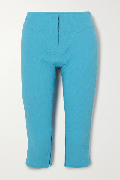 유럽직배송 아크네스튜디오 팬츠 ACNE STUDIOS Cropped stretch-cotton seersucker slim-leg pants 24772899113056066