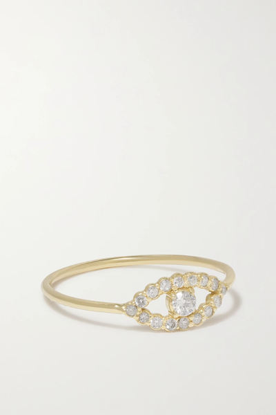 유럽직배송 제니퍼메이어 반지 JENNIFER MEYER Evil Eye 18-karat gold diamond ring 18706561955901589