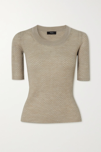 유럽직배송 띠어리 스웨터 THEORY Leenda textured wool sweater 33258524072881242