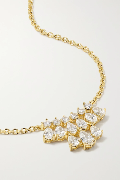 유럽직배송 아니타고 목걸이 ANITA KO Baby Daphne 18-karat gold diamond necklace 38063312418589380