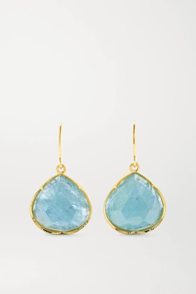유럽직배송 아이린뉴워스 귀걸이 IRENE NEUWIRTH 18-karat gold aquamarine earrings 560971904004653