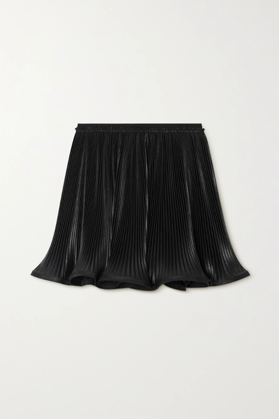 유럽직배송 지방시 미니스커트 GIVENCHY Ruffled plissé-satin mini skirt 33258524072309755