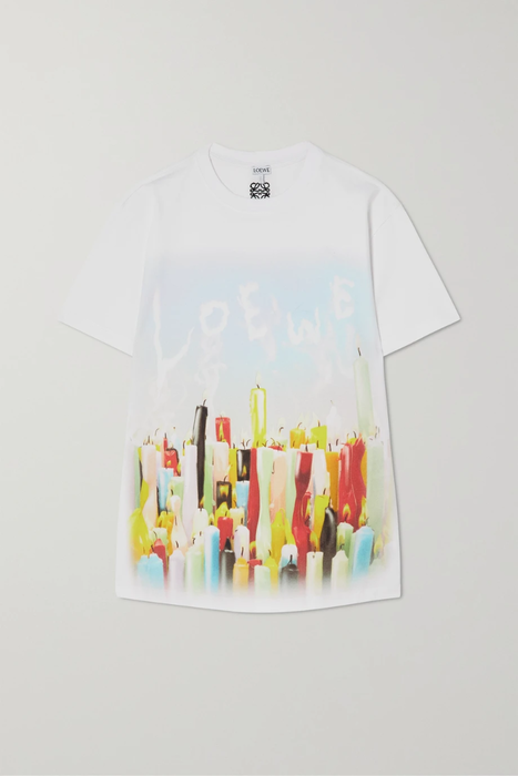 유럽직배송 로에베 티셔츠 LOEWE Printed cotton-jersey T-shirt 33258524072910619