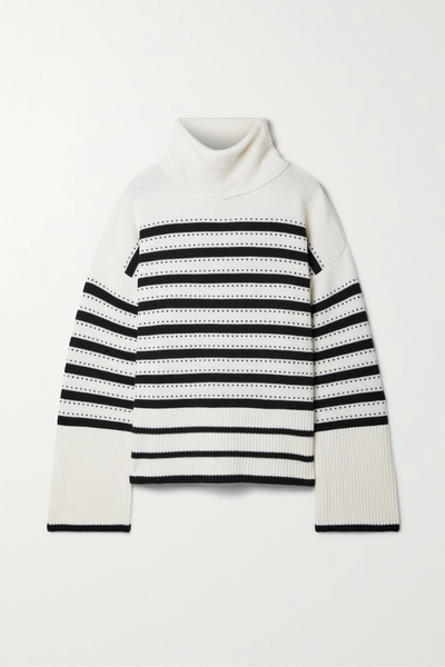유럽직배송 라린 스웨터 LA LIGNE Striped merino wool turtleneck sweater 33258524072832491