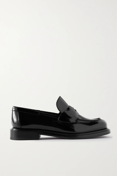 유럽직배송 페라가모 로퍼 SALVATORE FERRAGAMO Nyx embellished patent-leather loafers 33258524072460037