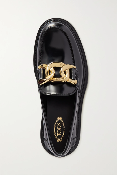 유럽직배송 토즈 TOD&#039;S Gomma Pesante embellished glossed-leather loafers 34344356237653115