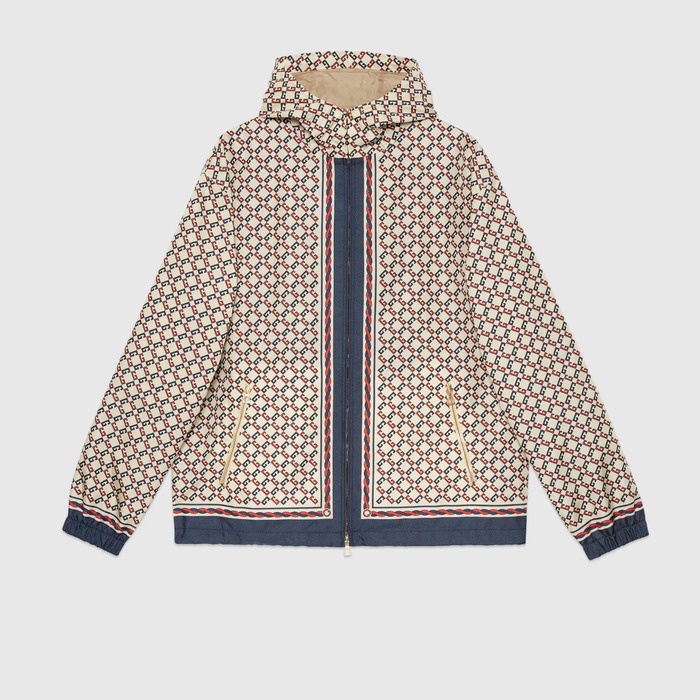 유럽직배송 구찌 GUCCI Gucci Nylon jacket with geometric G motif 690272ZAIXL9093