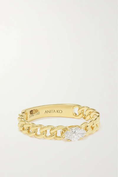 유럽직배송 아니타고 반지 ANITA KO 18-karat gold diamond ring 29419655932266927
