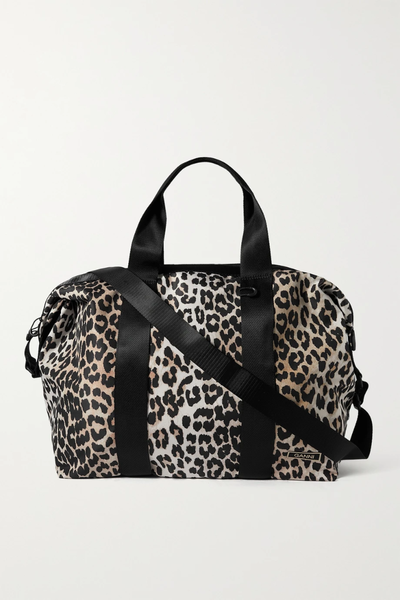 유럽직배송 가니 숄더백 GANNI Leopard-print recycled shell shoulder bag 29419655932405258