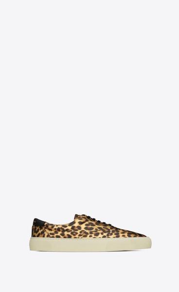 유럽직배송 입생로랑 스니커즈 SAINT LAURENT venice sneakers in shiny leopard-print leather 689072AAAJY8098