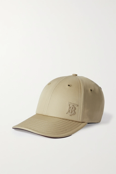 유럽직배송 버버리 야구모자 BURBERRY Embroidered cotton-gabardine baseball cap 42247633207887171