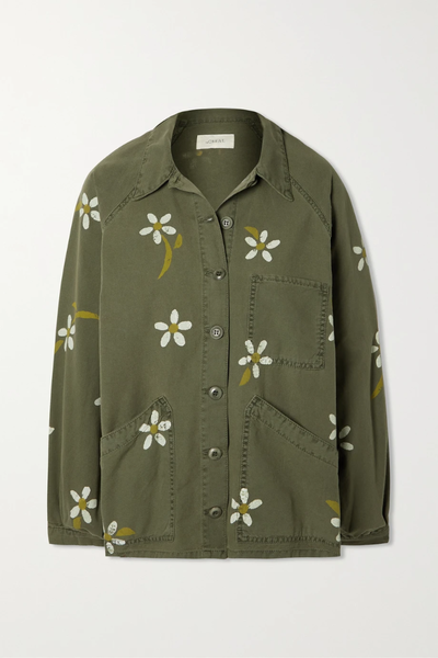 유럽직배송 THE GREAT. The Commodore floral-print cotton-twill jacket 32027475400140220