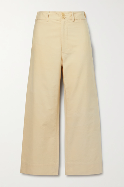 유럽직배송 어피스아파트 팬츠 APIECE APART Merida cotton-canvas wide-leg pants 33258524072841431