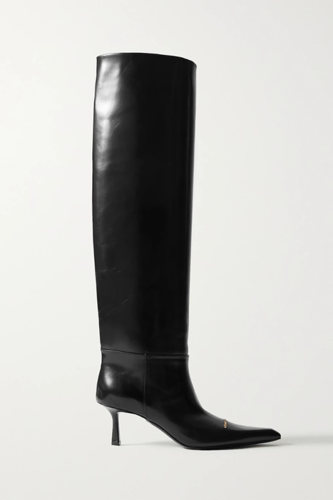 유럽직배송 알렉산더왕 ALEXANDER WANG Viola embellished leather knee boots 24665545640512106
