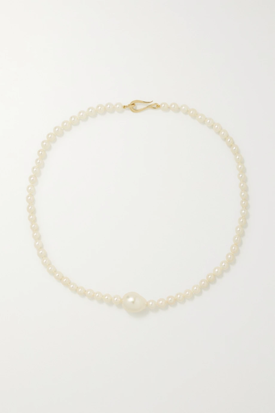 유럽직배송 미즈키 목걸이 MIZUKI 14-karat gold pearl necklace 36856120585520751